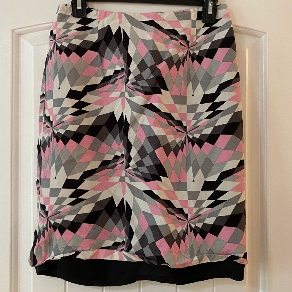 Tibi Geometric Skirt Size 2